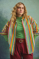 TOP FIFI RAYURES VERTES