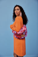 BANANA BAG MOUMOUTE FLOWERS 70 PURPLE