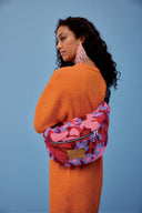 BANANA BAG MOUMOUTE FLOWERS 70 PURPLE