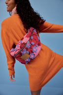 BANANA BAG MOUMOUTE FLOWERS 70 PURPLE