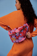 BANANA BAG MOUMOUTE FLOWERS 70 PURPLE