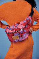 BANANA BAG MOUMOUTE FLOWERS 70 PURPLE