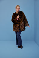 MANTEAU NICOLE NEW LEOPARD