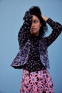 GILET RAVEL SEQUINS LILAS