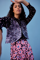 GILET RAVEL SEQUINS LILAS