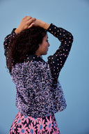 GILET RAVEL SEQUINS LILAS