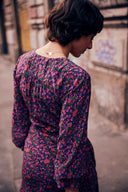 SIMONE FLOWERS IKAT DRESS