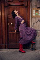 SIMONE FLOWERS IKAT DRESS