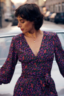 SIMONE FLOWERS IKAT DRESS