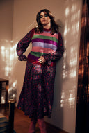 SIMONE FLOWERS IKAT DRESS