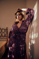 SIMONE FLOWERS IKAT DRESS