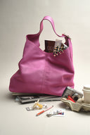 GABRIEL PINK LEATHER BAG