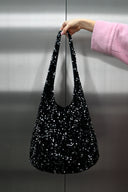 SAC GISELE SEQUINS NOIR