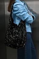 SAC GISELE SEQUINS NOIR