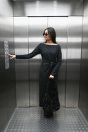 SAC GISELE SEQUINS NOIR