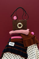 SAC JOHN CUIR LÉOPARD