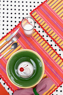 SET DE TABLE JASPER GRANITA STRIPES