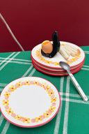 LOT DE 2 ASSIETTES ELIZA PÂQUERETTES ROSE