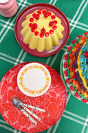 LOT DE 2 ASSIETTES ELIZE PÂQUERETTES ROSE