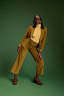 PANTALON NELSON VELOURS KAKI