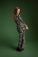 ROBE MADISON RUBANS MONOCHROMES