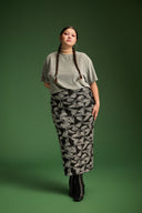 JUPE SARAH RUBANS MONOCHROMES