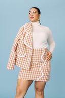 FANTINE GINGHAM JACKET ENGLISH GARDEN