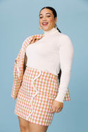 JUPE NINA VICHY JARDIN ANGLAIS