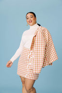 JUPE NINA VICHY JARDIN ANGLAIS