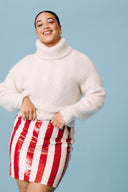 NICKY GLITTER STRIPES SKIRT