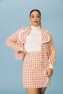 FANTINE GINGHAM JACKET ENGLISH GARDEN