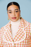 FANTINE GINGHAM JACKET ENGLISH GARDEN