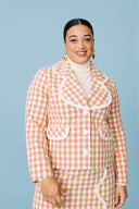 FANTINE GINGHAM JACKET ENGLISH GARDEN