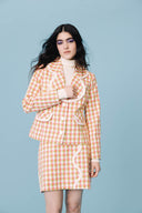 FANTINE GINGHAM JACKET ENGLISH GARDEN