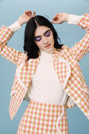 FANTINE GINGHAM JACKET ENGLISH GARDEN