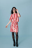 JUPE NICKY RAYURES SEQUIN