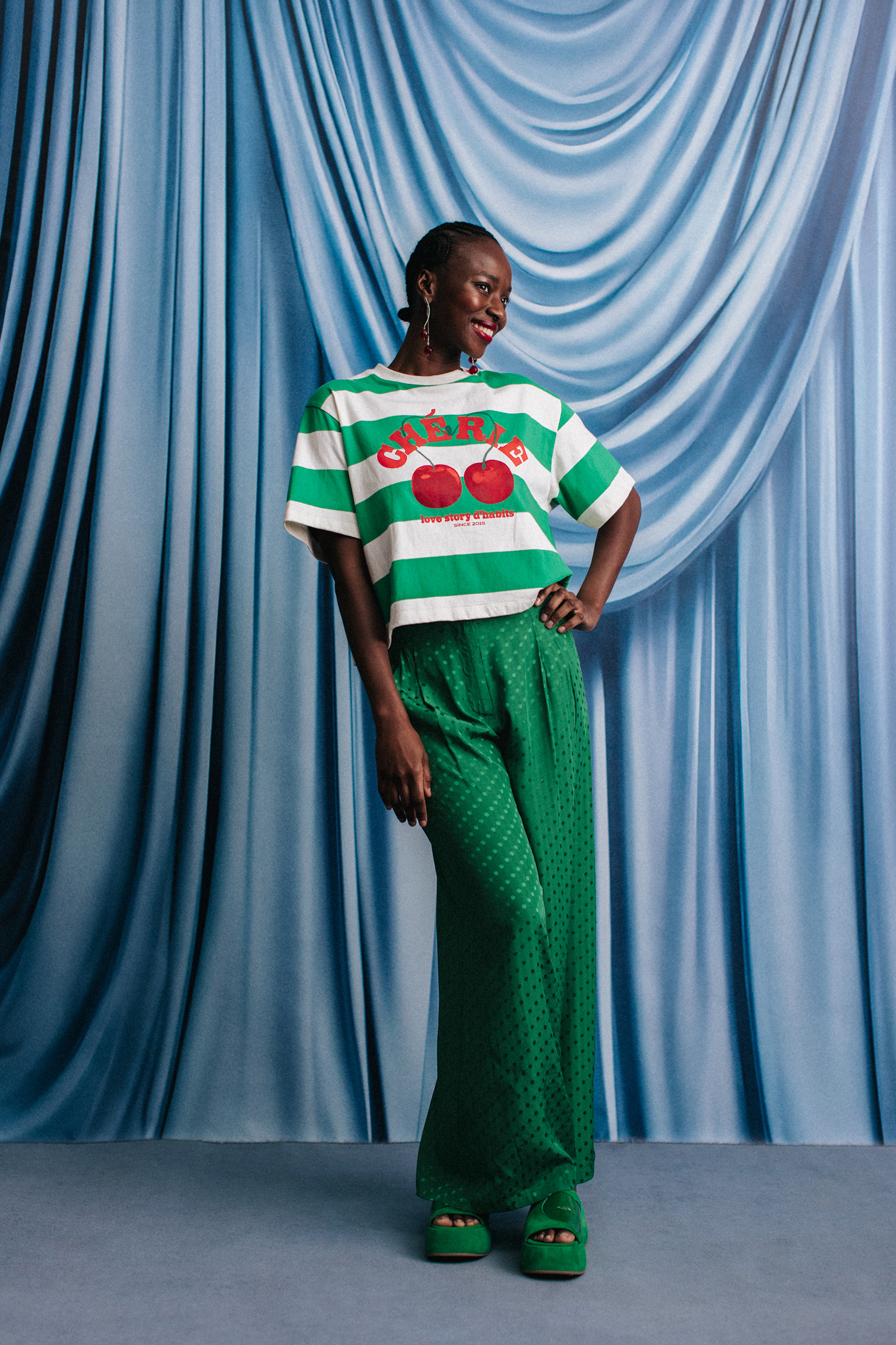 HARYA JACQUARD PANTS – Make My Lemonade - Main Image