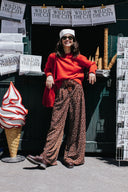 PANTALON HARYA POLKA CHOCOLAT