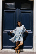 ROBE DIVA BIJOUX BLEU