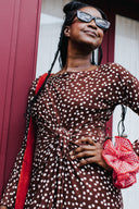 ROBE ANNIE POLKA CHOCOLAT