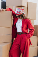 HARYA TENNIS PANTS RED