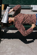 BLOUSE DESIRÉE POLKA CHOCOLAT