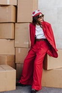 PANTALON HARYA TENNIS ROUGE