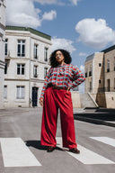 HARYA TENNIS PANTS RED