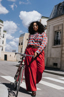 HARYA TENNIS PANTS RED