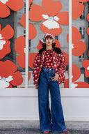 MANTEAU MAXOU PANSY FLOWERS