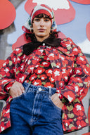MANTEAU MAXOU PANSY FLOWERS