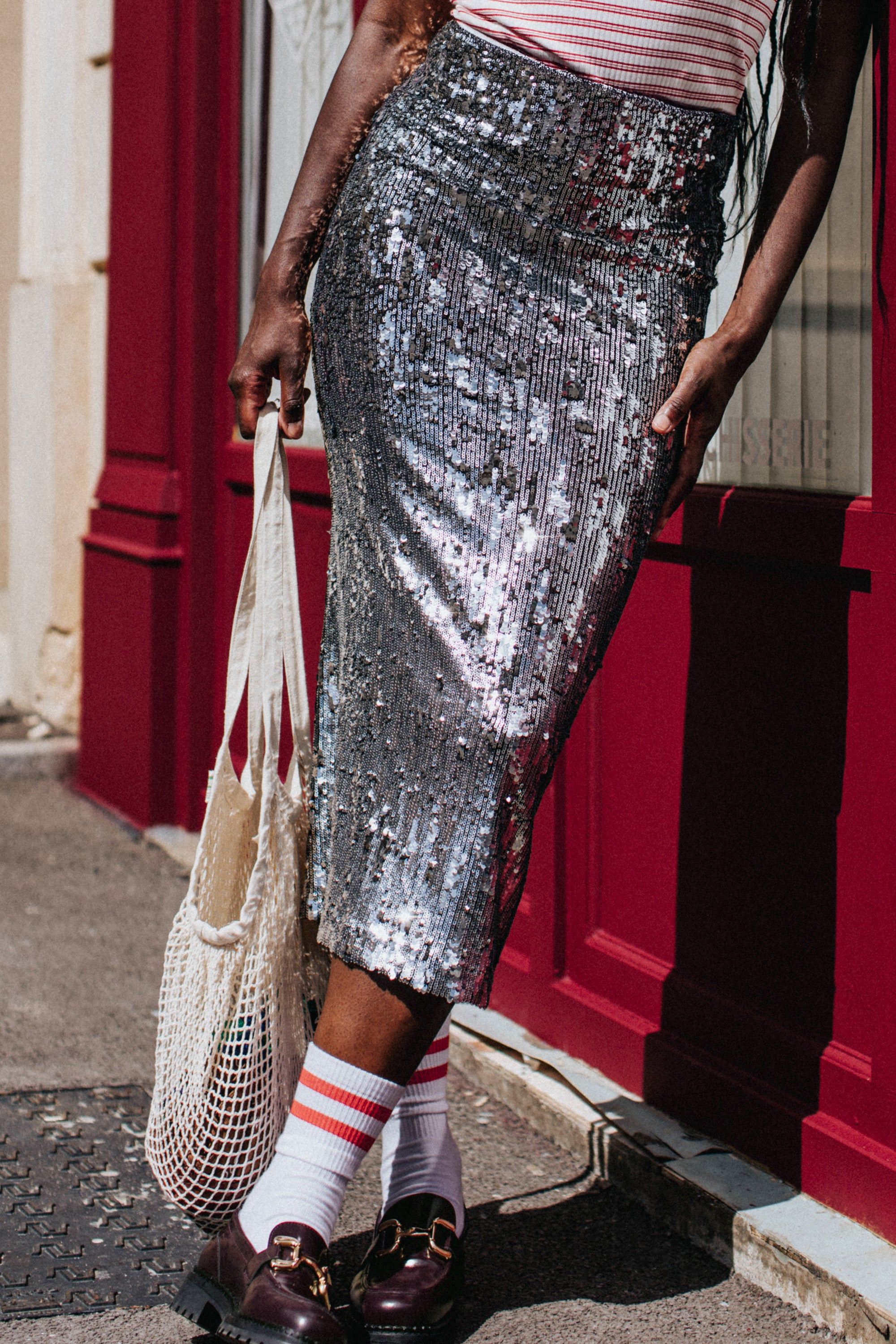 JUPE SARAH SEQUINS DISCO