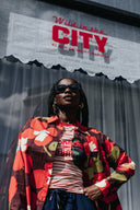 CHEMISE OMER PANSY FLOWERS