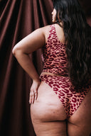 LOT DE DEUX CULOTTES ALMA LEOPARD PINK & UNI